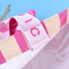 Color-printed PP hand-held woven handbag, laminated woven bag, white composite bag, woven handbag, snake skin shopping bag Specification image